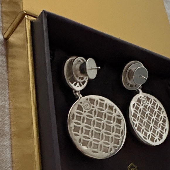 Elegant Julie Vos Silver Drop Earrings - Picture 5 of 8